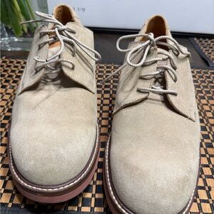Jos. A. Bank Beige Suede Derby Shoes Box-16